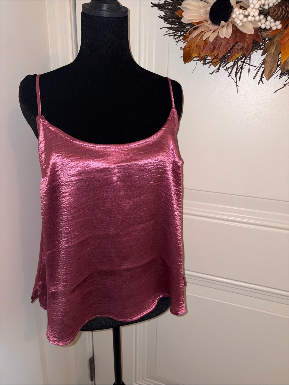 Old Navy Satin Camisole/ Tanks in Rose and Champagne 2!